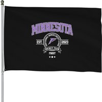 Minnesota-frost-hockey-team-retro-logo-t-shirt House Flags Minnesota-frost-hockey-team-retro-logo-t-shirt House Flags