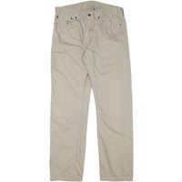 LEVI’S Mens Cotton Blend Beige Regular Straight Trousers W L Classic Zip LEVI’S Mens Cotton Blend Beige Regular Straight Trousers W L Classic Zip