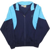 GONSO Mens Navy & Light Blue Zip Jacket M Polyester Sportswear Casual Activewear