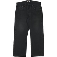 LEVI’S Mens Jeans Black Regular Straight Denim Raw W L Button Closure LEVI’S Mens Jeans Black Regular Straight Denim Raw W L Button Closure