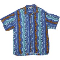 PRINCESS CRUISES Mens Blue Rayon Short Sleeve Shirt M Hawaiian Casual PRINCESS CRUISES Mens Blue Rayon Short Sleeve Shirt M Hawaiian Casual