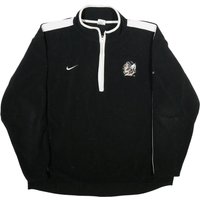 NIKE Mens Black & White Patterned Pullover Jumper Polyester Sportswear NIKE Mens Black & White Patterned Pullover Jumper Polyester Sportswear