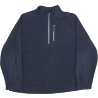 STARTER Mens Navy Blue Plain Jumper Crew Neck Basic Knit Pullover Casual