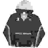 CHAMPION Mens Black & Grey Magic Gaming Track Jacket Polyester Blend CHAMPION Mens Black & Grey Magic Gaming Track Jacket Polyester Blend