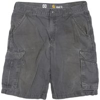 CARHARTT Mens Shorts Black Relaxed Fit Cargo M W Durable Workwear CARHARTT Mens Shorts Black Relaxed Fit Cargo M W Durable Workwear