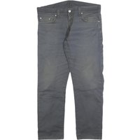 CARHARTT Mens Jeans Grey Slim Slim Straight Denim Medium W L Cotton Blend