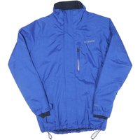 COLUMBIA Mens Blue Outdoor Jacket S Polyester Blend Windbreaker Zip Pocket COLUMBIA Mens Blue Outdoor Jacket S Polyester Blend Windbreaker Zip Pocket