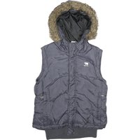 PREDATOR Mens Grey Hooded Zip Jacket M Puffer Quilted Winter Warmwear