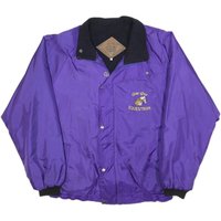 GEE GEE Mens Purple Equestrian Jacket M Polyester Blend Windbreaker Zip