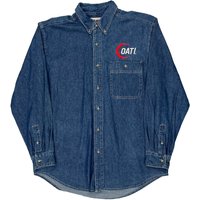 Wrangler Denim Shirt – Large Blue Cotton