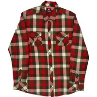 Quiksilver Checked Flannel Shirt – Green Cotton Quiksilver Checked Flannel Shirt – Green Cotton