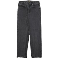 LEE Mens Jeans Black Regular Straight Denim Medium W L Classic Zip Cotton