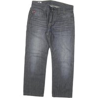 LEE COOPER Mens Regular Fit Grey Denim Jeans Cotton Blend Zip W L Classic