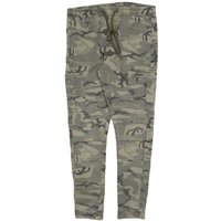 FSBN Mens Cotton Blend Slim Drawstring Cargo Trousers W L Camouflage FSBN Mens Cotton Blend Slim Drawstring Cargo Trousers W L Camouflage