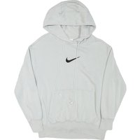 NIKE Mens White Hoodie Cotton Blend Pullover Drawstring Pocket Casual