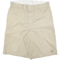 DICKIES Mens Shorts Beige W Cotton Blend Casual Plain Workwear DICKIES Mens Shorts Beige W Cotton Blend Casual Plain Workwear
