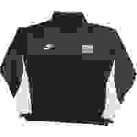 NIKE Mens Black & White Force Track Jacket L Polyester Zip Casual Sportswear NIKE Mens Black & White Force Track Jacket L Polyester Zip Casual Sportswear