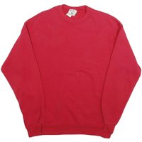 LEE Mens Red Sweatshirt Crew Neck M Classic Cotton Blend Pullover Casual Wear LEE Mens Red Sweatshirt Crew Neck M Classic Cotton Blend Pullover Casual Wear