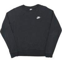 NIKE Mens Black Crew Neck S Cotton Blend Pullover Sweatshirt S Logo NIKE Mens Black Crew Neck S Cotton Blend Pullover Sweatshirt S Logo