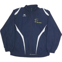 ERIMA Mens Blue & Navy Track Jacket Polyester Plain Zip Sports Training