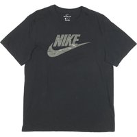 NIKE Mens Black Graphic Shirt M Short Sleeve Crew Neck Cotton Blend NIKE Mens Black Graphic Shirt M Short Sleeve Crew Neck Cotton Blend