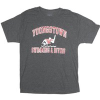 CHAMPION Mens Grey Youngstown Swimming & Diving Graphic Shirt L Short Sleeve CHAMPION Mens Grey Youngstown Swimming & Diving Graphic Shirt L Short Sleeve