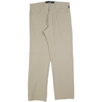 VERSACE Mens Cotton Blend Beige Regular Straight Trousers W L Classic Zip VERSACE Mens Cotton Blend Beige Regular Straight Trousers W L Classic Zip