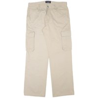 TOM TAILOR Mens Cotton Blend Beige Regular Straight Cargo Trousers W L TOM TAILOR Mens Cotton Blend Beige Regular Straight Cargo Trousers W L