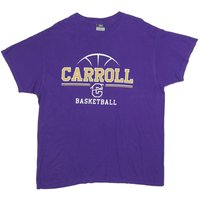 MV SPORT Mens Purple Carroll Basketball Graphic Shirt L Short Sleeve Crew Neck MV SPORT Mens Purple Carroll Basketball Graphic Shirt L Short Sleeve Crew Neck