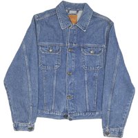 MARLBORO Mens Blue Denim Button Jacket M Woven Classic Casual Workwear MARLBORO Mens Blue Denim Button Jacket M Woven Classic Casual Workwear