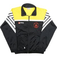 ERIMA Mens Black & Yellow Sports Zip Jacket M Polyester Track Top ERIMA Mens Black & Yellow Sports Zip Jacket M Polyester Track Top