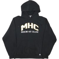 RSELL ATHLETIC Mens Black MHC Medicine Hat College Pullover Hoodie RSELL ATHLETIC Mens Black MHC Medicine Hat College Pullover Hoodie