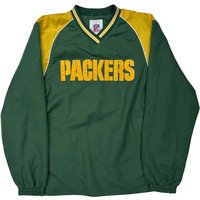 Packers Nfl Football Windbreaker – Large Yellow Polyester