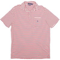 POLO RALPH LAUREN Mens Red & White Striped Short Sleeve Polo Shirt M Classic Fit POLO RALPH LAUREN Mens Red & White Striped Short Sleeve Polo Shirt M Classic Fit