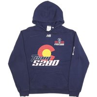 NEW BALANCE Mens Navy Blue Team Hoodie M World Series Of Youth Lacrosse NEW BALANCE Mens Navy Blue Team Hoodie M World Series Of Youth Lacrosse