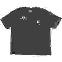 CARHARTT Mens Grey Henley Shirt Crew Neck Cotton Logo Pocket Casual