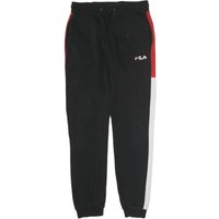 FILA Mens Joggers Black Red & White S W L Slim Tapered Fit Sportswear