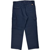 Dickies Cargo Trousers – W L Navy Cotton Blend