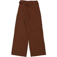 Calliope Checked Joggers – Medium Brown Cotton Calliope Checked Joggers – Medium Brown Cotton