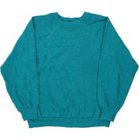 Blank Unbranded Sweatshirt – Large Blue Cotton Blend Blank Unbranded Sweatshirt – Large Blue Cotton Blend