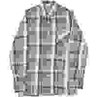 Mens Flannel Shirt Brown Check Long Sleeve