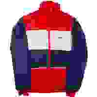ADIDAS Mens Puffer Jacket Red Colourblock ADIDAS Mens Puffer Jacket Red Colourblock
