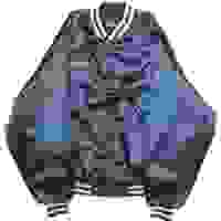 KING LOUIE North Pole All Stars ‘Jake’ Mens Bomber Jacket Blue Satin s A KING LOUIE North Pole All Stars ‘Jake’ Mens Bomber Jacket Blue Satin s A