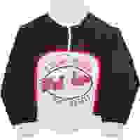 CLIP OUT California Mens Track Jacket Black A Colourblock