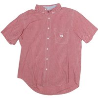 CHAPS Mens Red Check Shirt L Button Down Casual Summer Cotton CHAPS Mens Red Check Shirt L Button Down Casual Summer Cotton