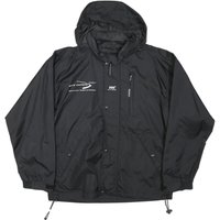 HELLY HANSEN Mens Black Outdoor Jacket S Polyester Blend Zip Hooded Plain HELLY HANSEN Mens Black Outdoor Jacket S Polyester Blend Zip Hooded Plain