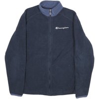 CHAMPION Mens Navy Blue Casual Jacket S Polyester Full Zip Fleece Casual Wear CHAMPION Mens Navy Blue Casual Jacket S Polyester Full Zip Fleece Casual Wear