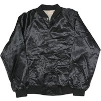 CARDINAL Mens Black Oasis Lounge Nylon Button Jacket L Satin Graphic Print CARDINAL Mens Black Oasis Lounge Nylon Button Jacket L Satin Graphic Print