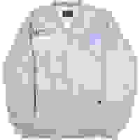 ASSTSERIES Mens White Grey NASA Printed Bomber Jacket Polyester Zip ASSTSERIES Mens White Grey NASA Printed Bomber Jacket Polyester Zip