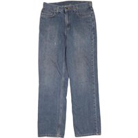 CARHARTT Mens Blue Regular Straight Denim Medium W L Cotton Blend Zip Jeans CARHARTT Mens Blue Regular Straight Denim Medium W L Cotton Blend Zip Jeans